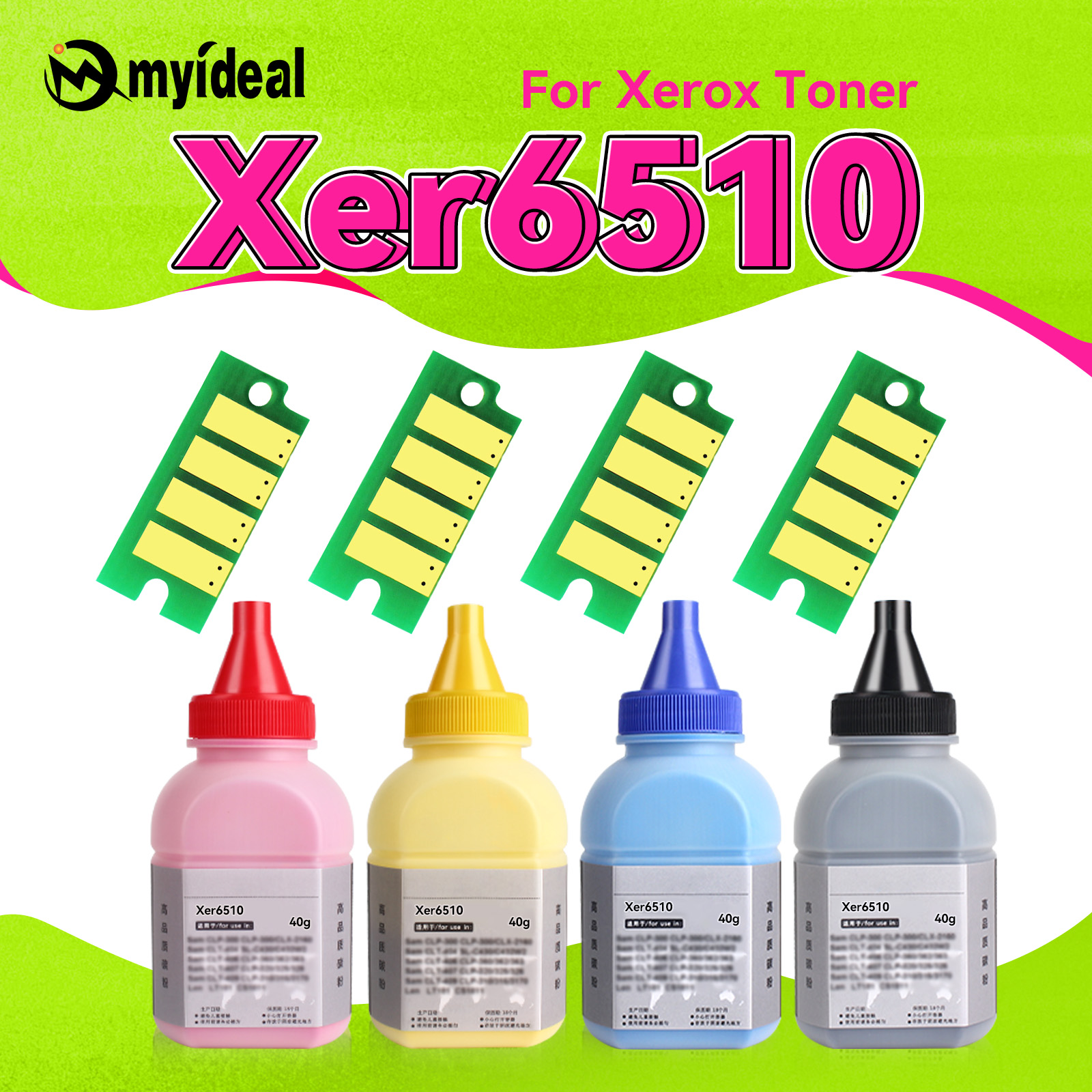 Laser Toner Powder - 6510 6515 Toner Powder Compatible for