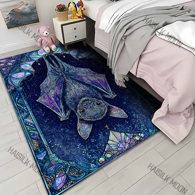 1PC Bat Glass Art Print Carpet - Commercial Glass Printing 리뷰 및 가격