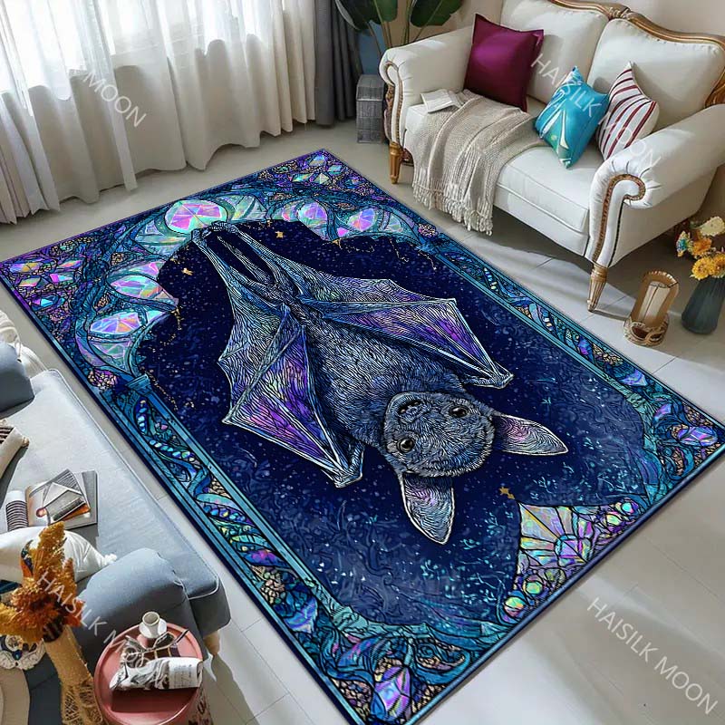 1PC Bat Glass Art Print Carpet - Commercial Glass Printing 리뷰 및 가격