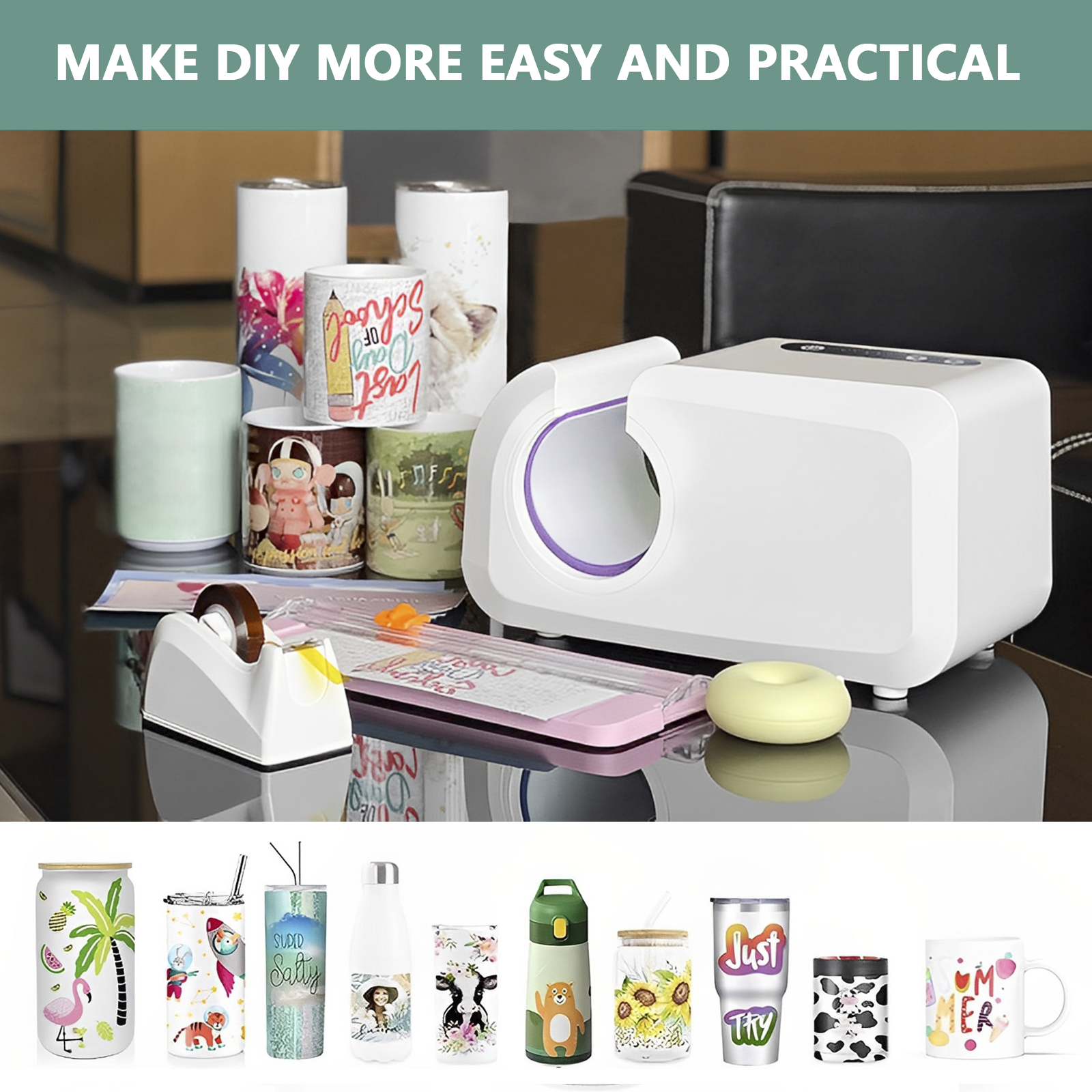 3Pcs Sublimation Tumbler Wrap  - Commercial Printing Press 리뷰 및 가격