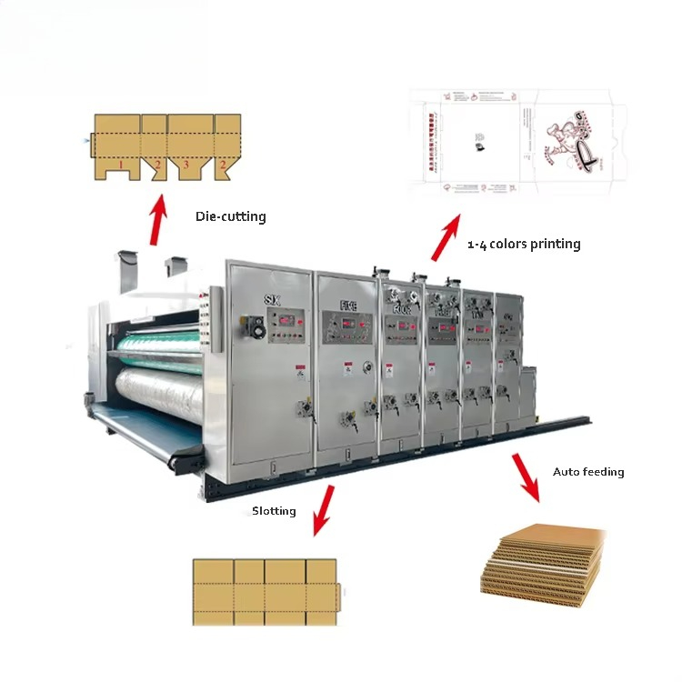 Automatic 4 Color Cartoning Pr - Die Cutting Machine 리뷰 및 가격