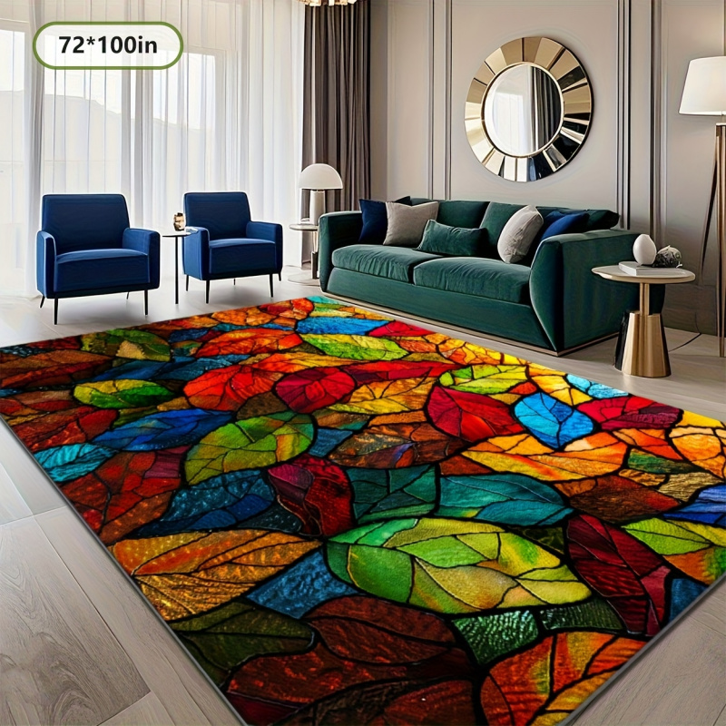 VIKAMA Stained Glass Leaf Prin - Commercial Glass Printing 리뷰 및 가격