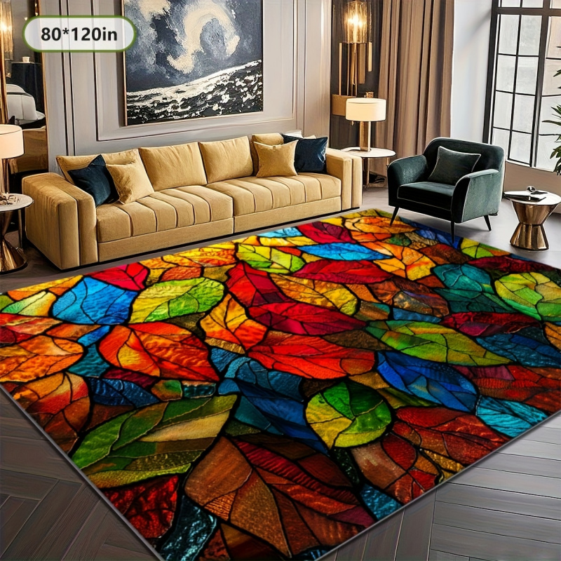 VIKAMA Stained Glass Leaf Prin - Commercial Glass Printing 리뷰 및 가격