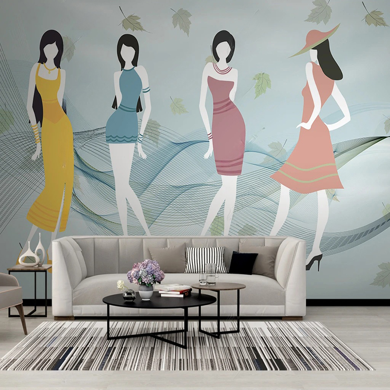 Custom Mural Modern fFresh Sho - Commercial Wallpaper Printing 리뷰 및 가격