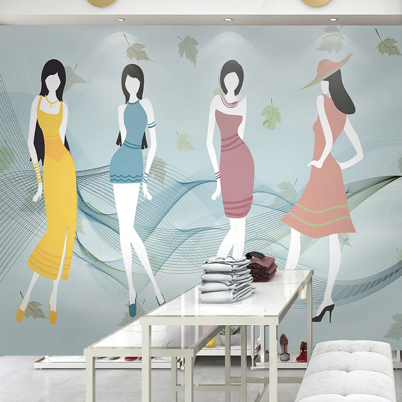 Custom Mural Modern fFresh Sho - Commercial Wallpaper Printing 리뷰 및 가격