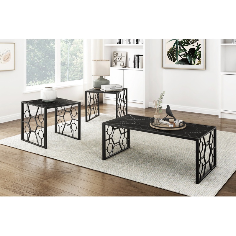 Modern 3-Piece Black Cocktail  - Commercial Glass Printing 리뷰 및 가격