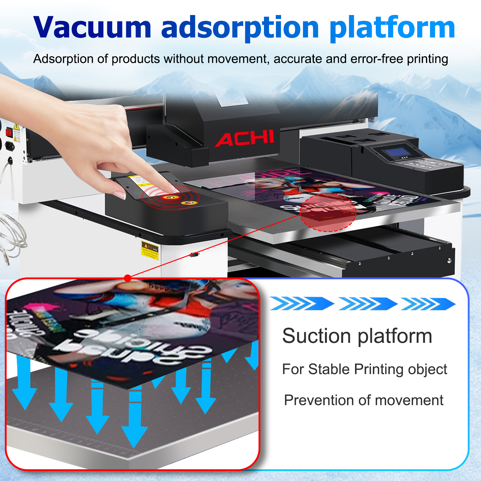 UV Flatbed Printer A1 Size UV  - Commercial Glass Printing 리뷰 및 가격