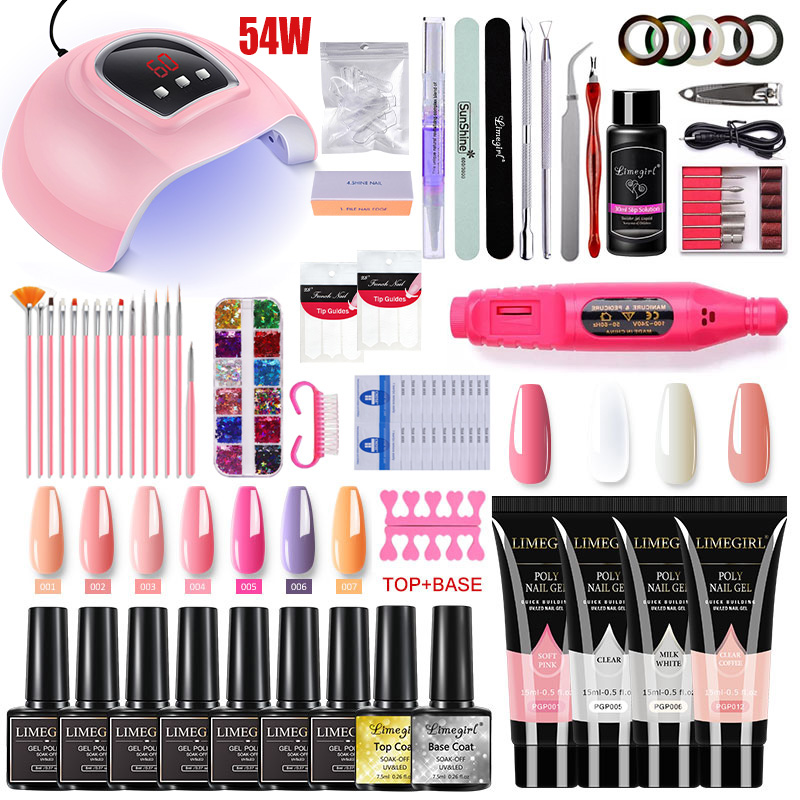 Nail Extension Kit Acrylic Gel - Exposure Unit Uv 리뷰 및 가격