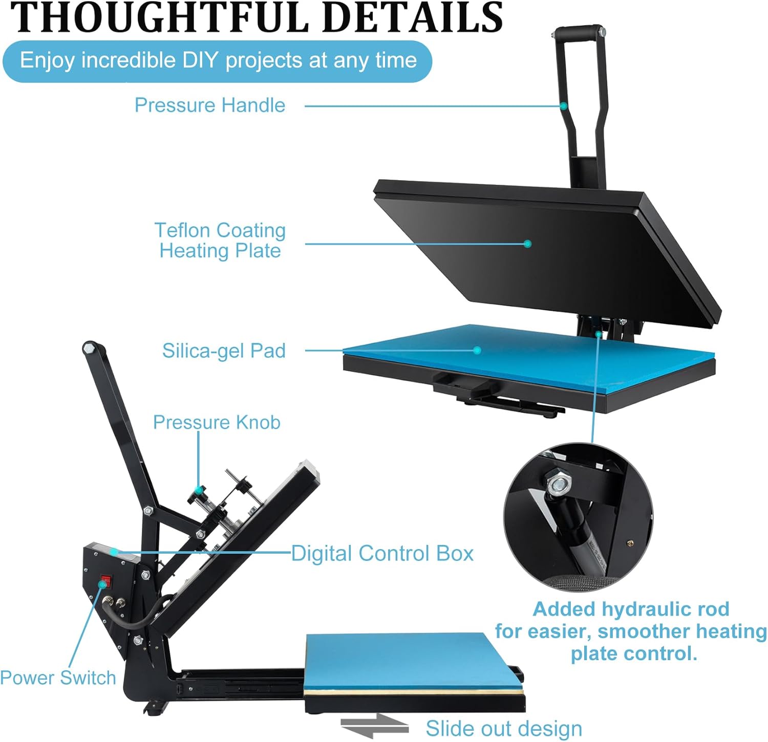 Upgraded Heat Press 16x24 Inch - Commercial Printing Press 리뷰 및 가격