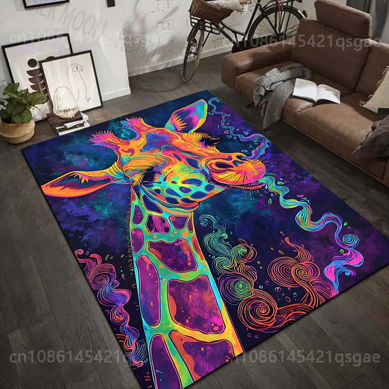 1PC Colorful artistic giraffe  - Commercial Printing Images 리뷰 및 가격