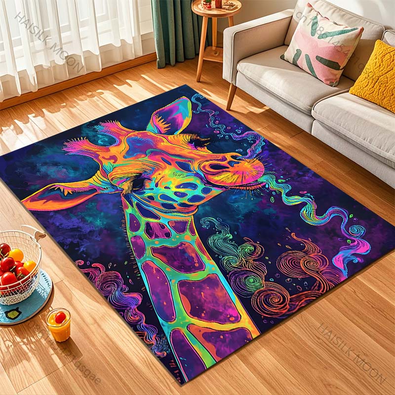 1PC Colorful artistic giraffe  - Commercial Printing Images 리뷰 및 가격