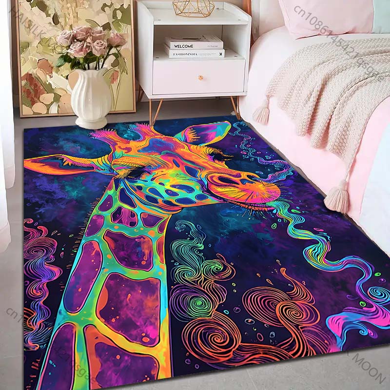 1PC Colorful artistic giraffe  - Commercial Printing Images 리뷰 및 가격