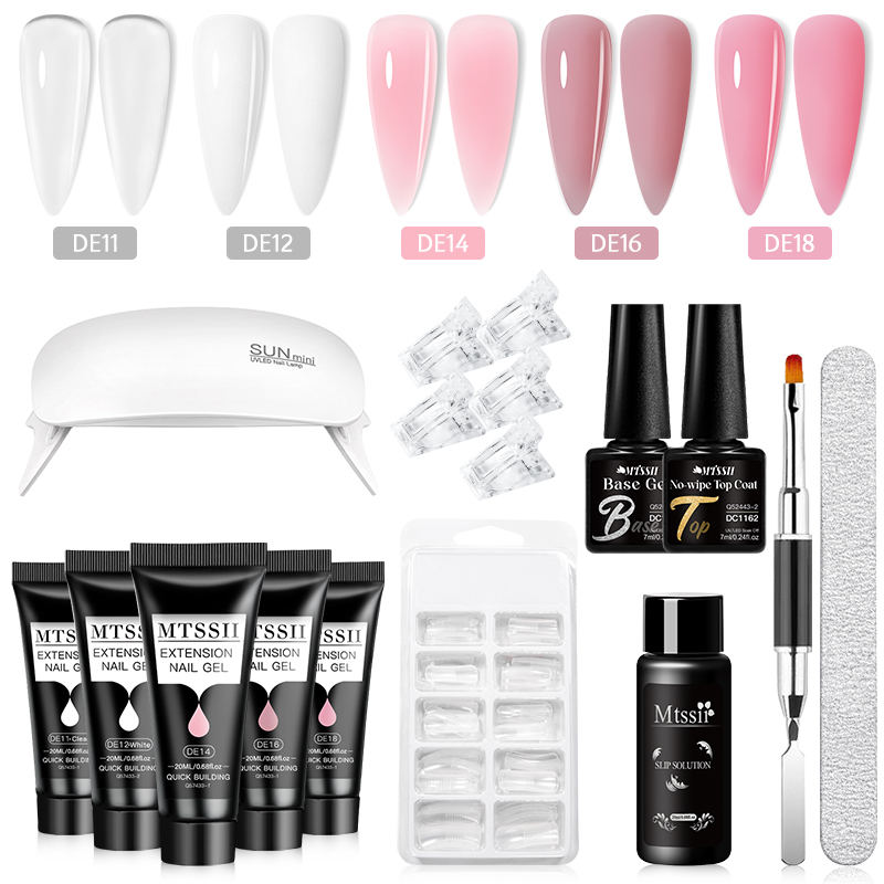 Mtssii 17PCS/Set 20ml Nail Ext - Exposure Unit Uv 리뷰 및 가격