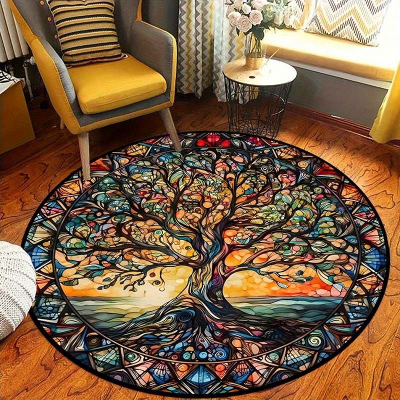 VIKAMA Stained Glass Tree of L - Commercial Glass Printing 리뷰 및 가격
