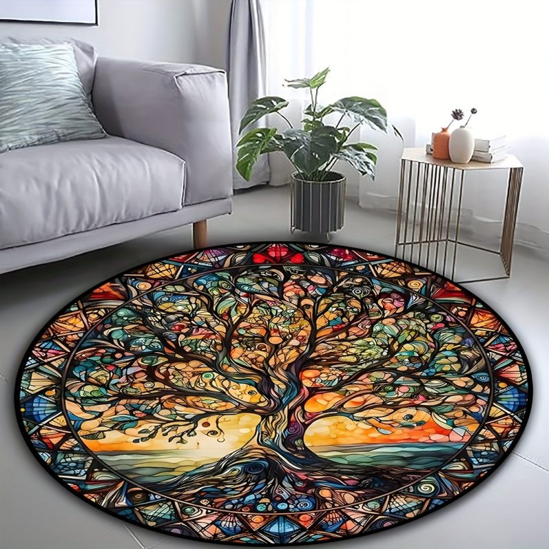 VIKAMA Stained Glass Tree of L - Commercial Glass Printing 리뷰 및 가격