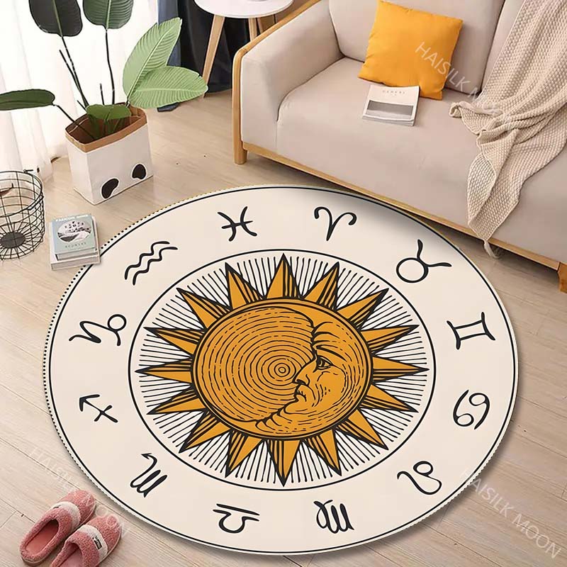 1PC Zodiac signs around sun im - Commercial Printing Images 리뷰 및 가격
