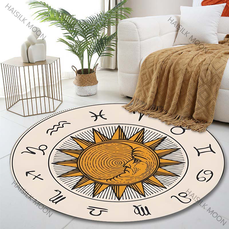 1PC Zodiac signs around sun im - Commercial Printing Images 리뷰 및 가격