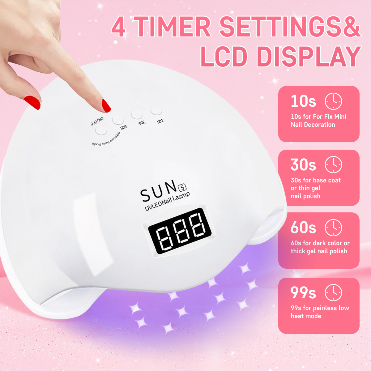 DianaBeauty UV LED Nail Lamp 4 - Exposure Unit Uv 리뷰 및 가격