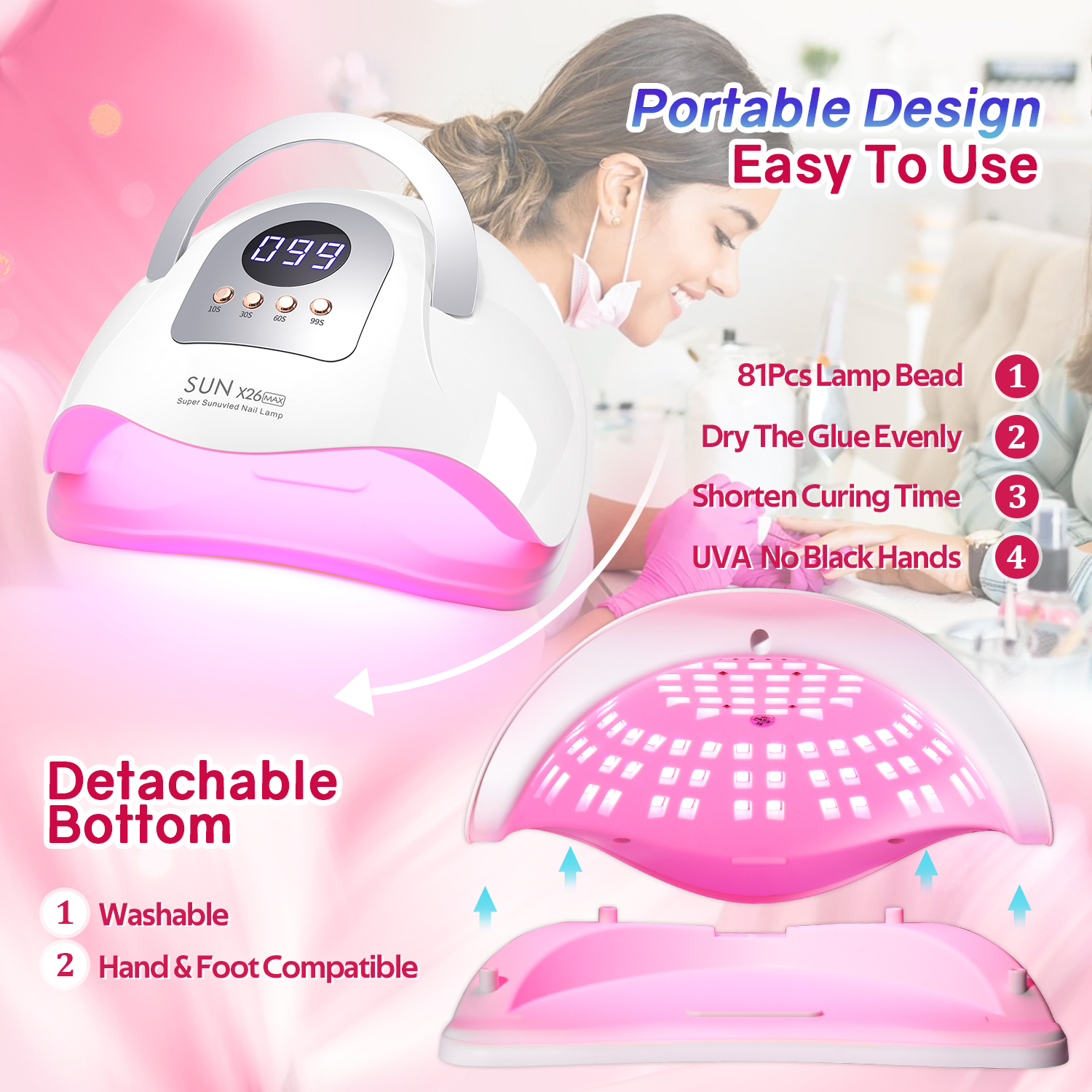 DianaBeauty 380W LED UV Lamp D - Exposure Unit Uv 리뷰 및 가격