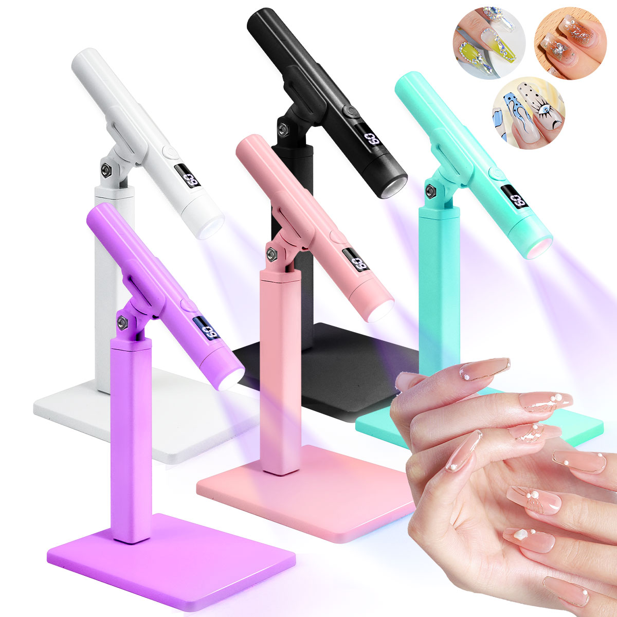 Mini UV LED Lamp For Gel Nails - Exposure Unit Uv 리뷰 및 가격